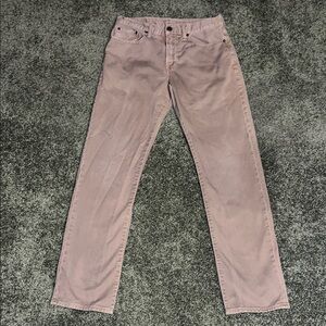American Eagle Relaxed Straight Pants Men 32x36 Khaki Cotton Casual 100% Cotton